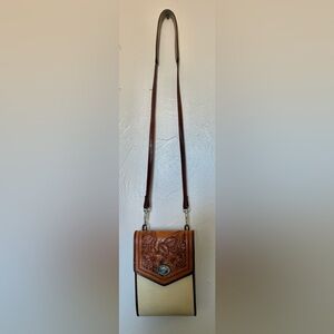 Vintage Rare- James Culver collab with Chuck Smith leather purse.